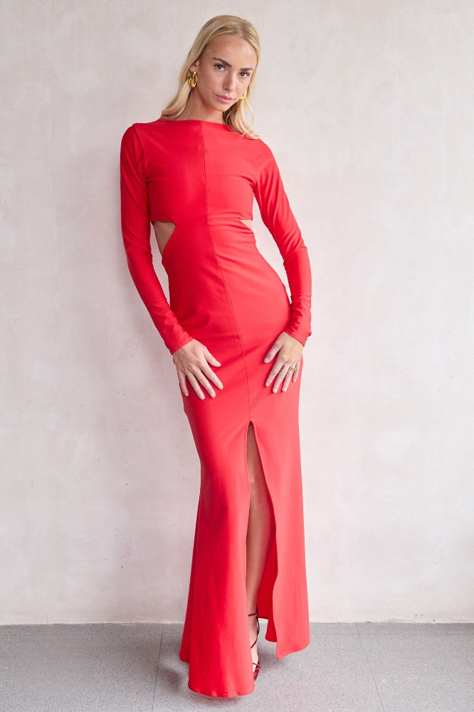 Ophelia Red Long Dress