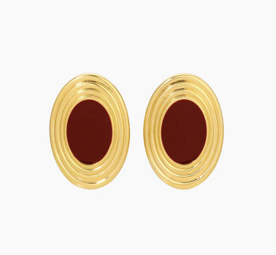 Rowan Earrings Brown