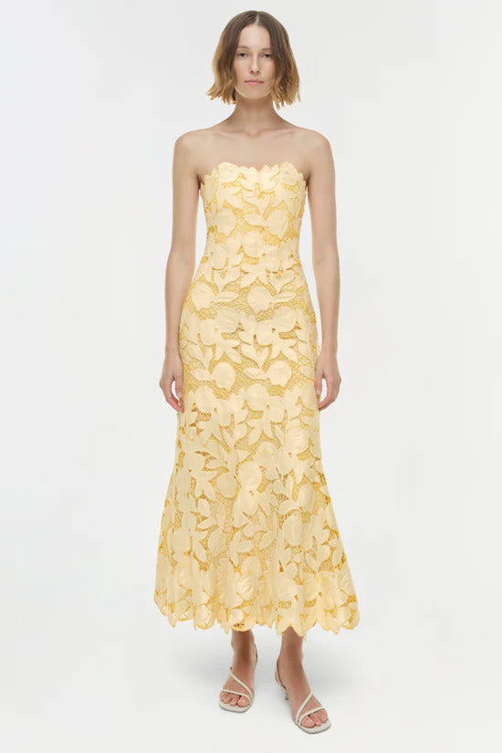 Valletta Bustier Midi Dress