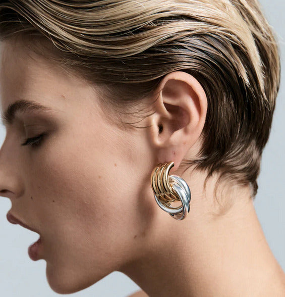 Double Knot Earrings Mixed
