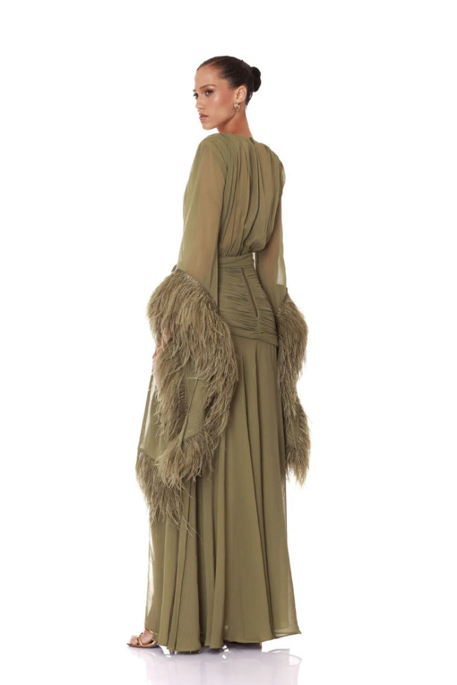 Geisha Maxi Dress Sage