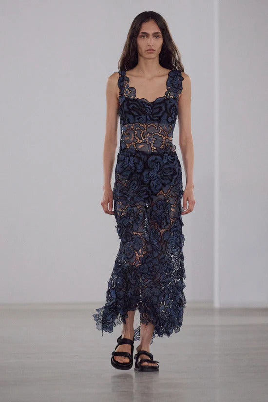 Corinna Lace Midi Dress