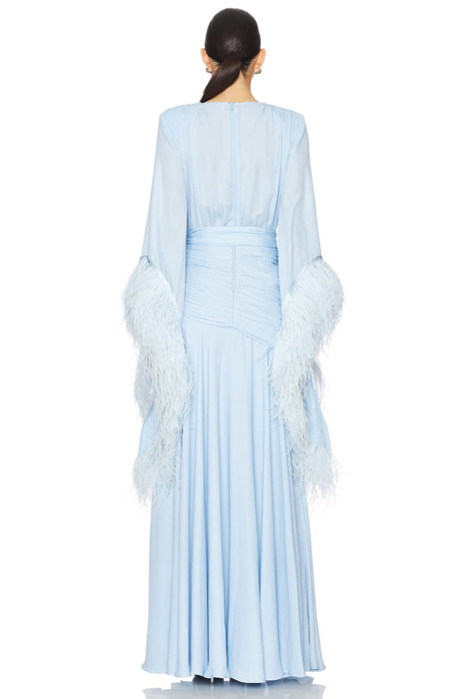 Geisha Powder Blue Maxi Dress