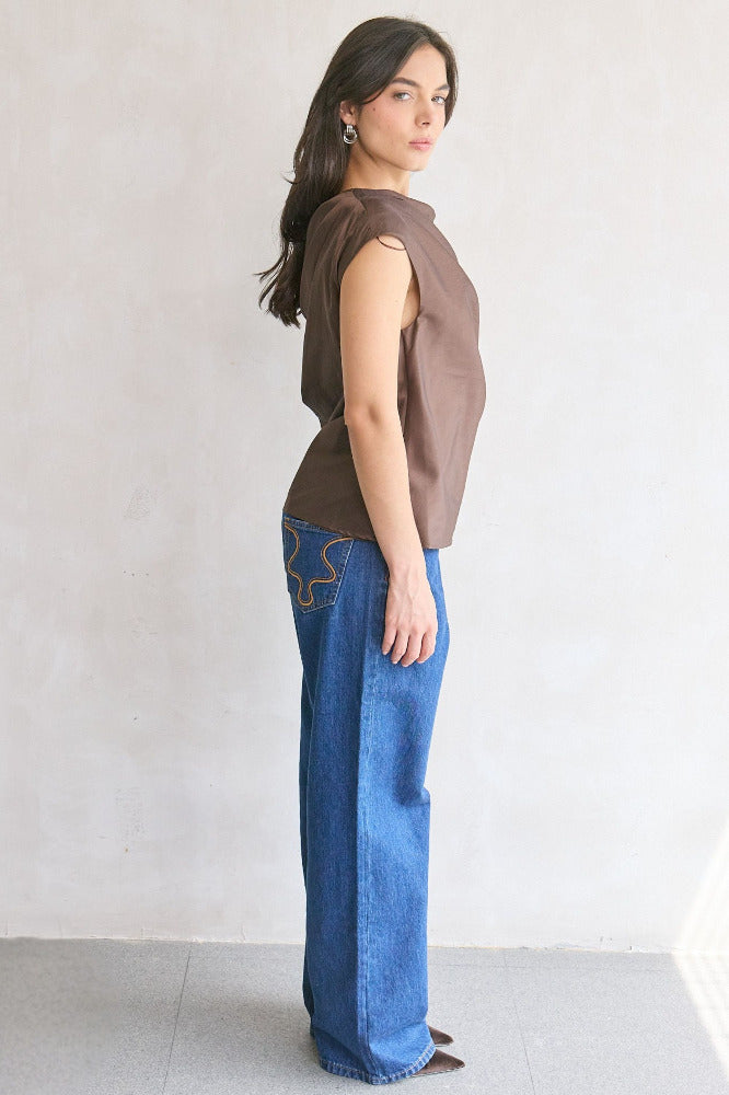 Vivia Draped Top