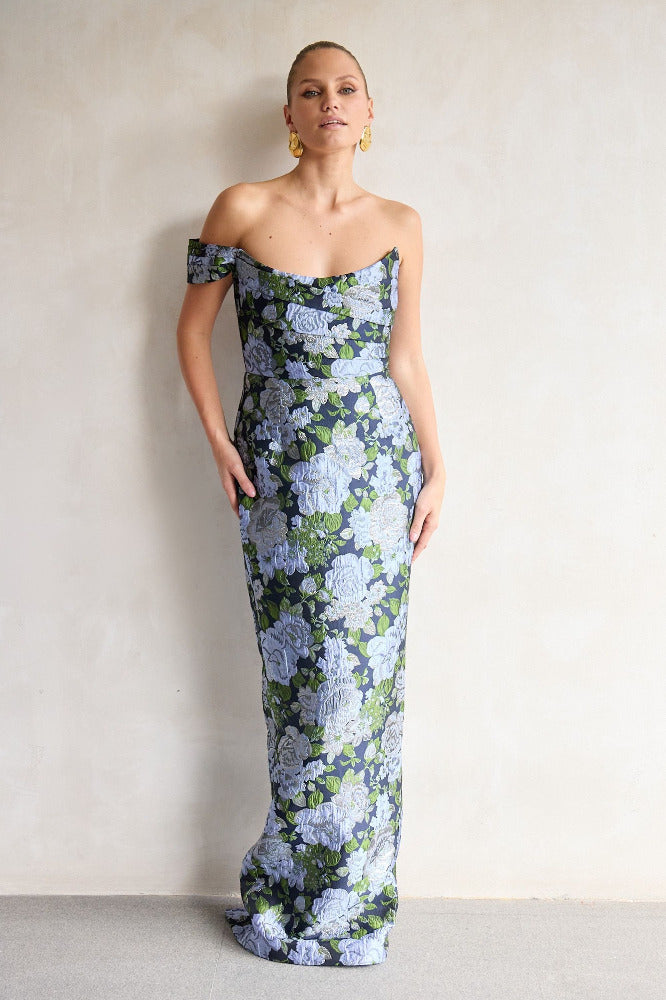 Jackson Jacquard Gown