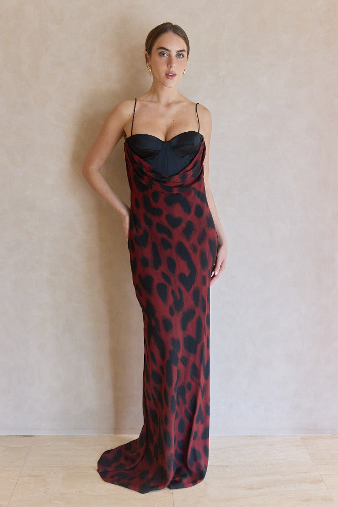 Drape Gown in Silk Georgette