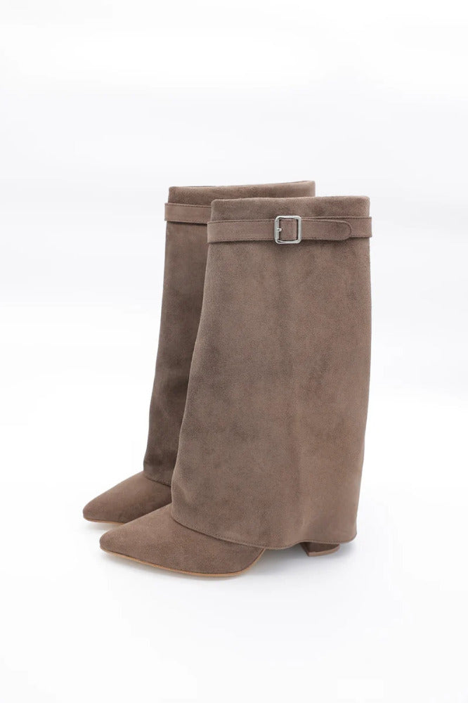 Midi Bell Boots con Straps