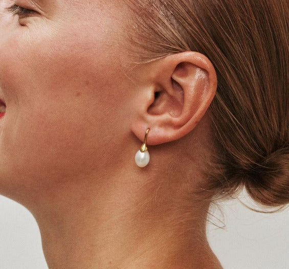 Odette Pearl Earrings Gold