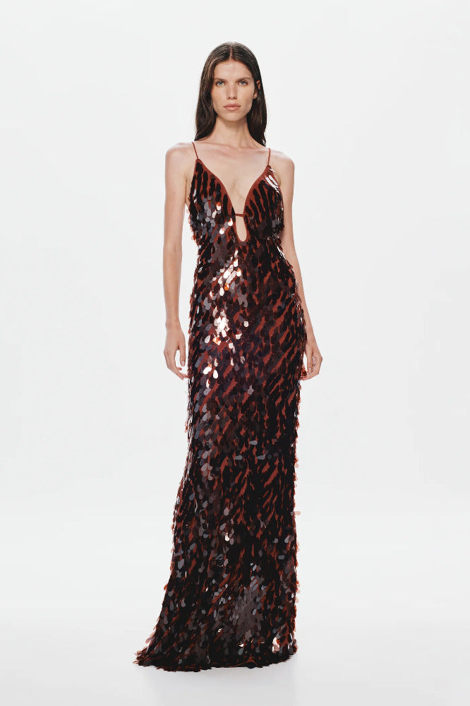 The Sapphire Sequin Dress