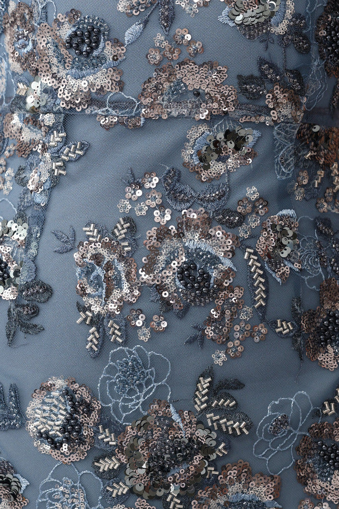 Adrian Embroidered Gown