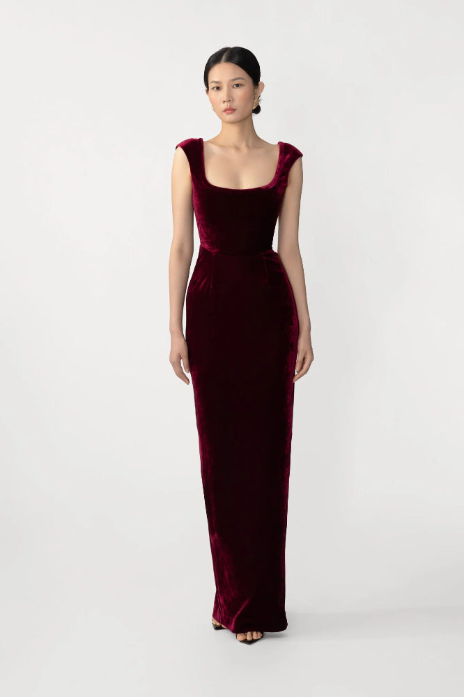 Brooke Velvet Gown