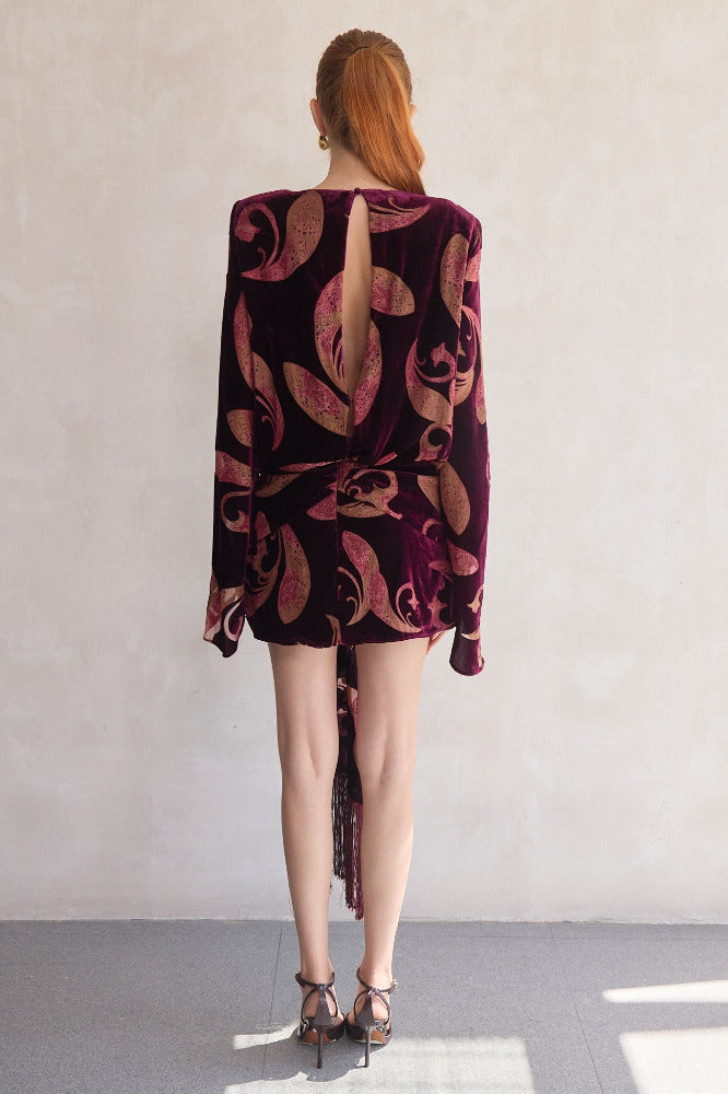 Thesaly Velvet Dress