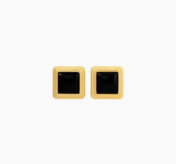 Archer Eaarrings Gold/Black