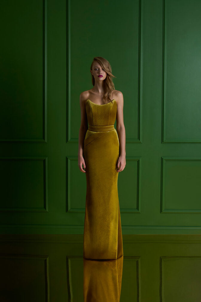 Reine de Reinettes Velvet Gown