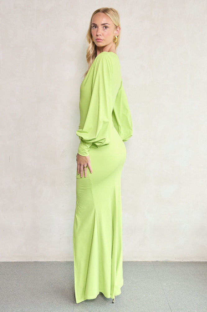 Ardelle Lime Long Dress
