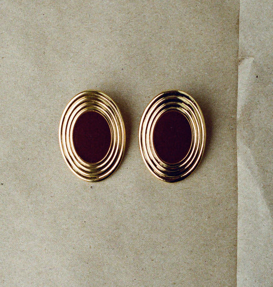 Rowan Earrings Brown