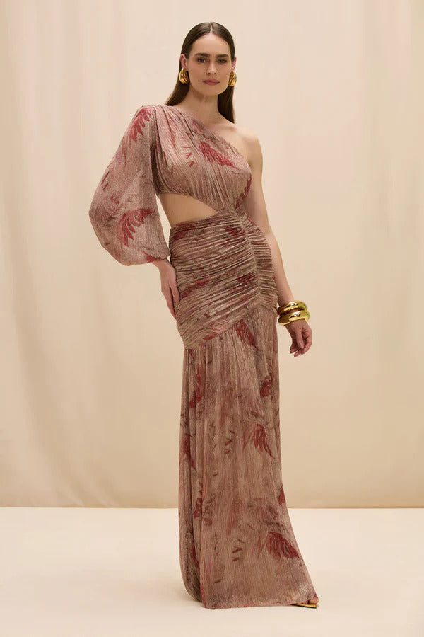 Feathers Maxi Dress
