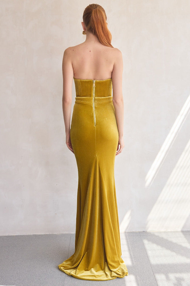 Reine de Reinettes Velvet Gown