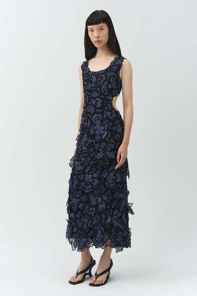 Corinna Lace Midi Dress