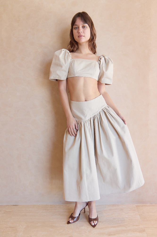 Elvia Garrido Top & Skirt Set