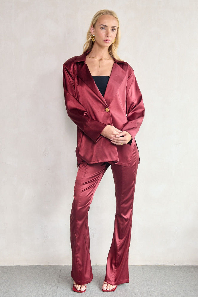 Catalina Burgundy Set
