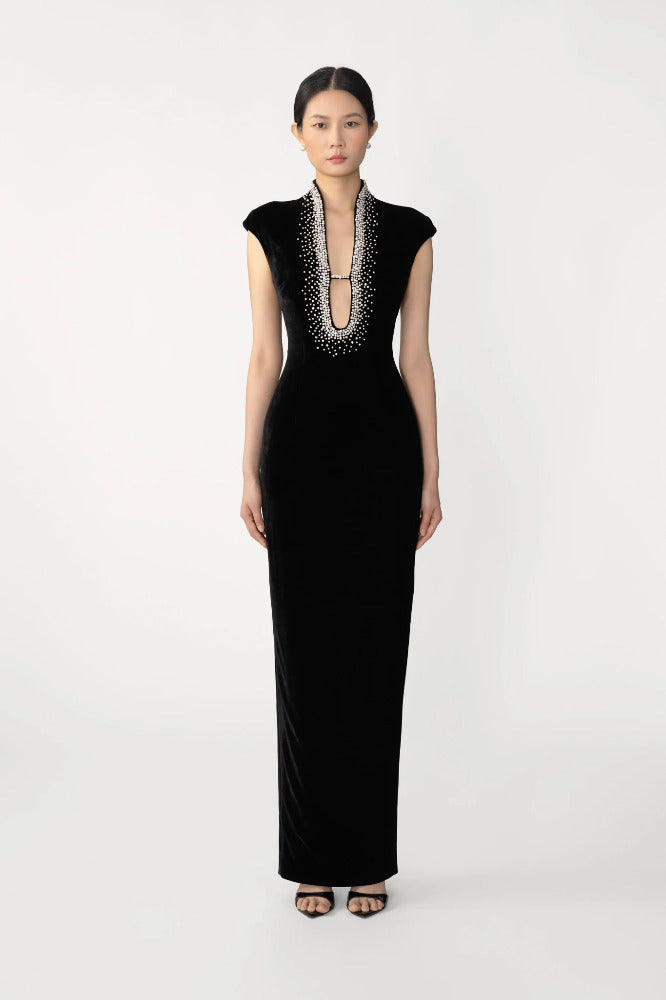Lenora Velvet Gown