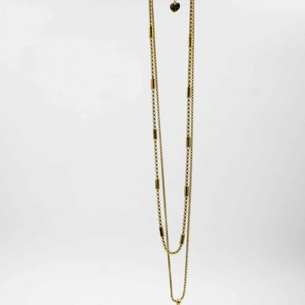 Twist Bar Diamond Necklace