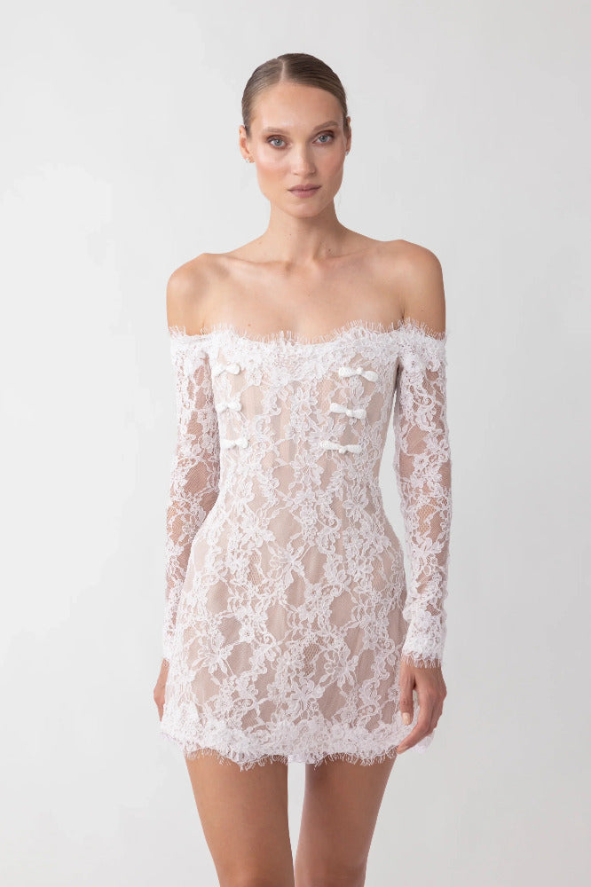 Rachel Lace Mini Dress