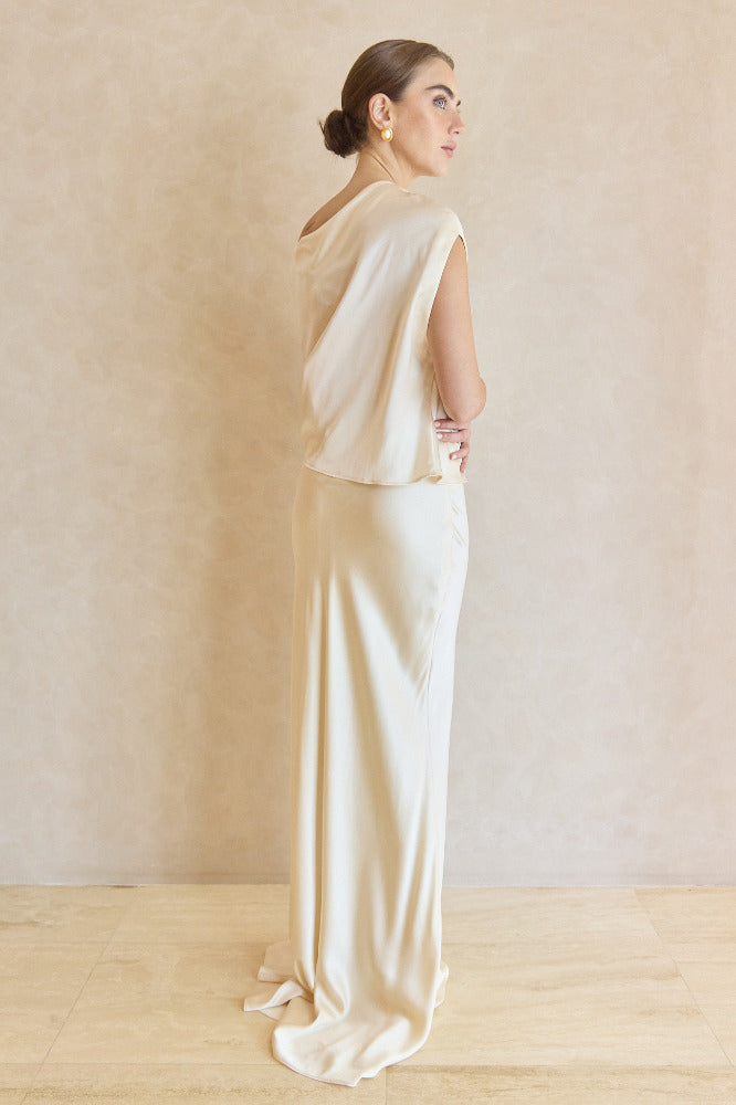 Floor Length & Top Set