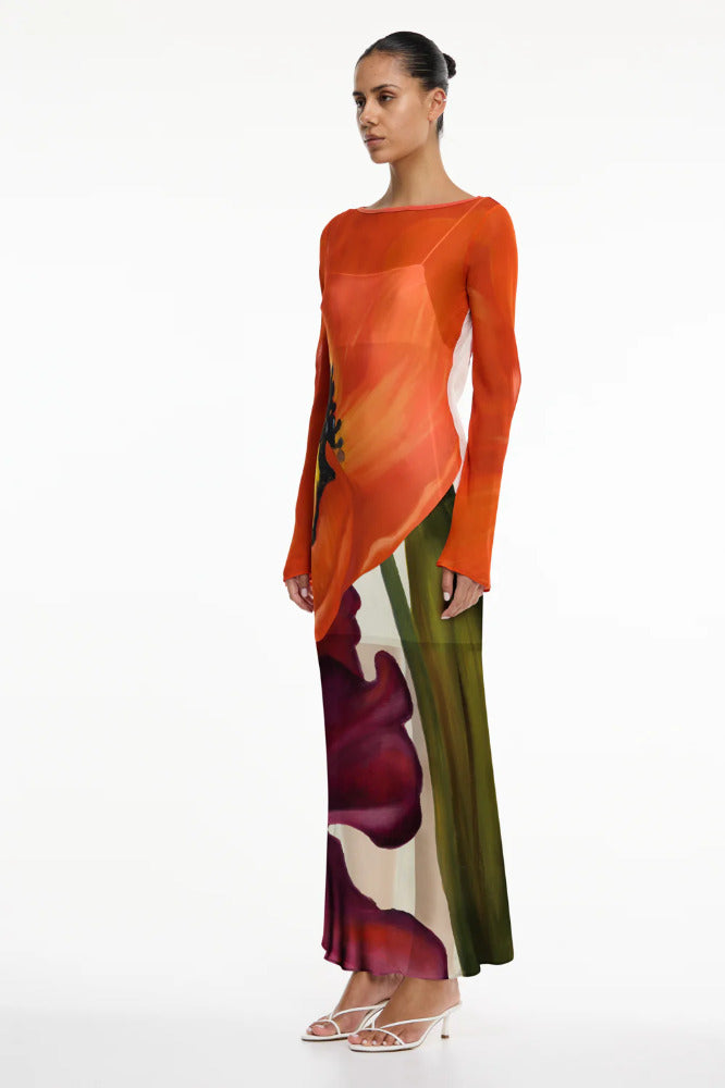 August Long Sleeve Maxi