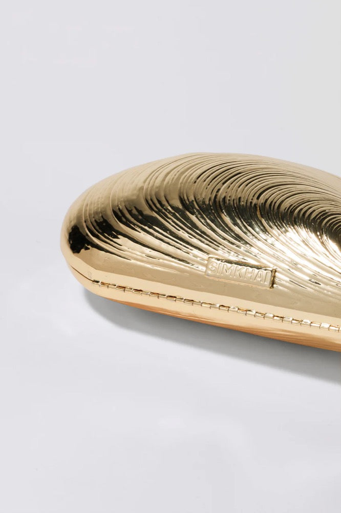 Bridget Metal Shell Clutch