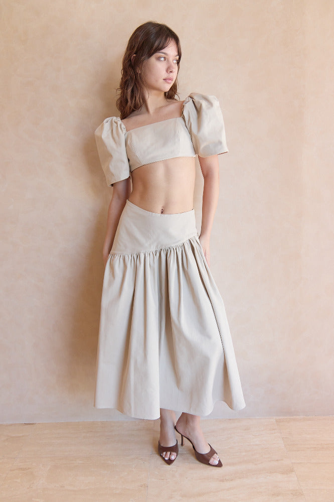 Elvia Garrido Top & Skirt Set