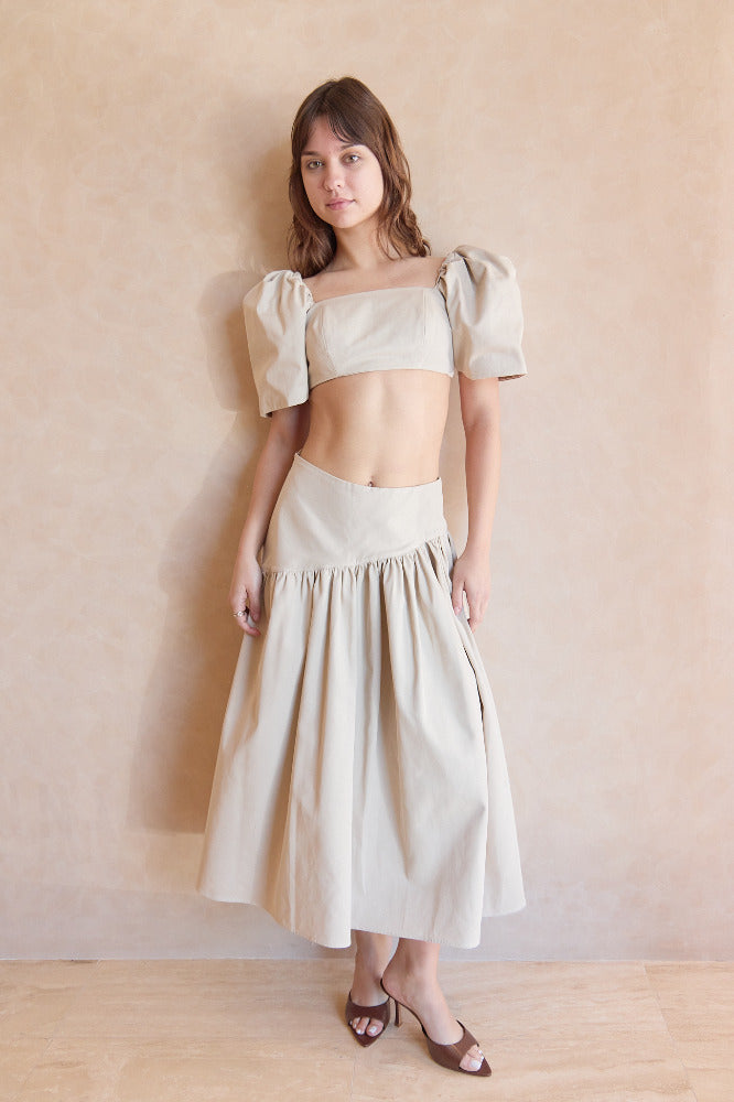 Elvia Garrido Top & Skirt Set