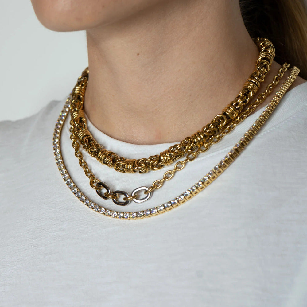 Trinity Rolo Necklace