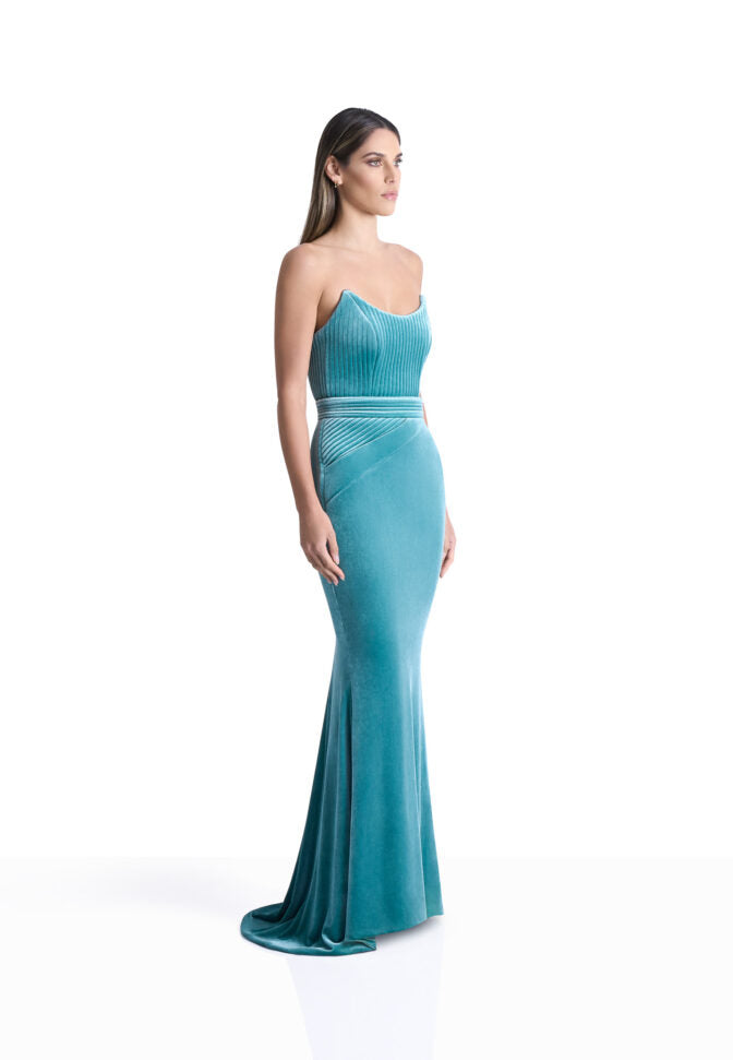 Reine de Reinettes Velvet Gown