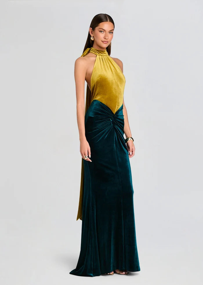 Goletan Velvet Dress