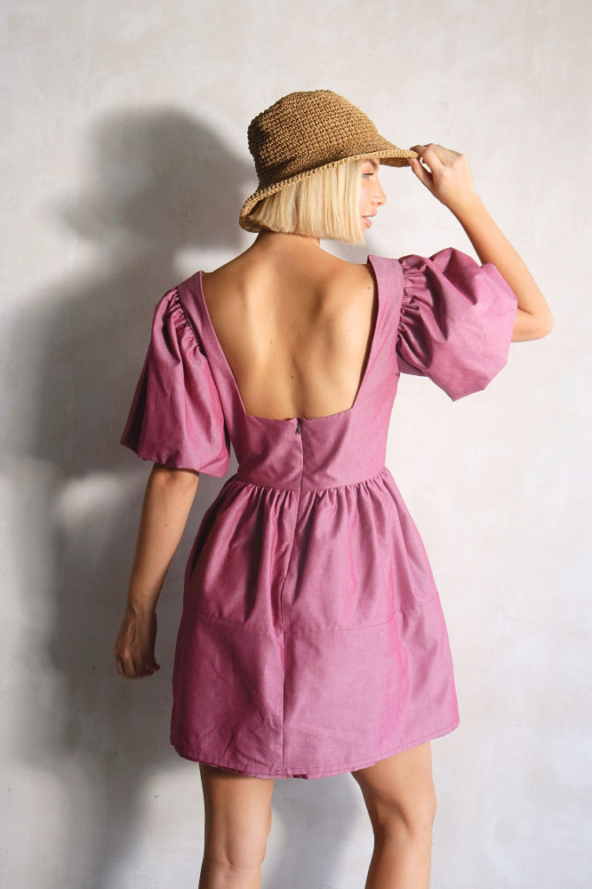 Begonia Short Dress