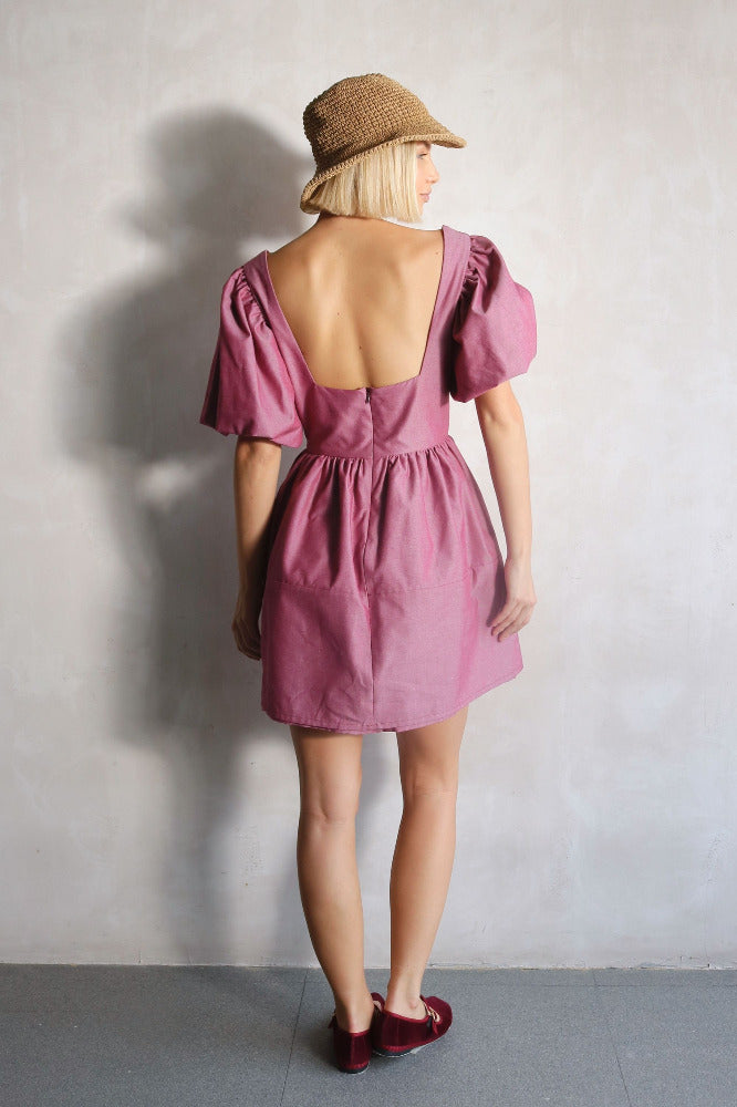 Begonia Short Dress