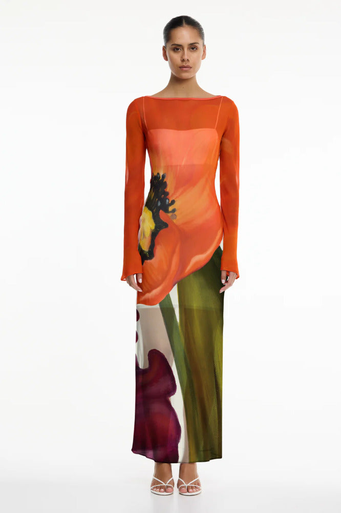 August Long Sleeve Maxi