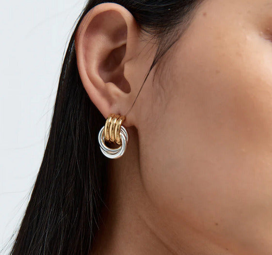 Baby Knot Earrings Mixed