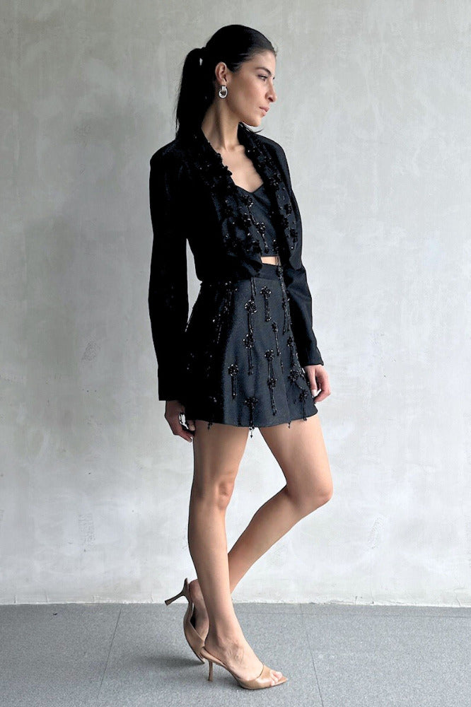 Columba  Cropped Blazer