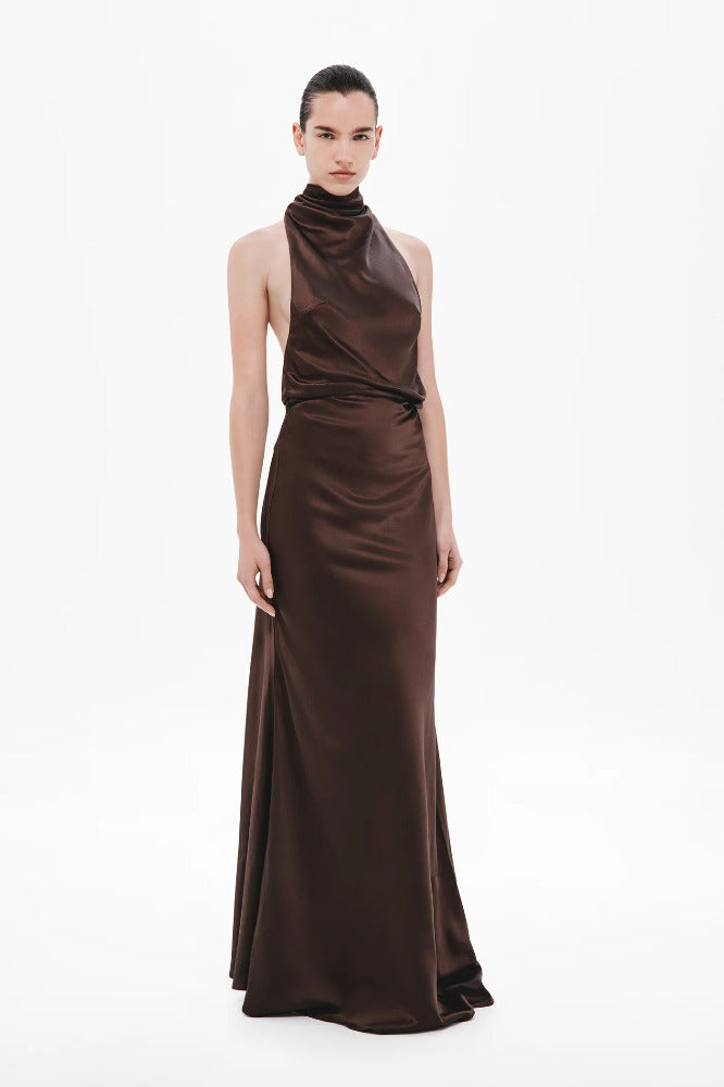 The Cameron Satin Dress
