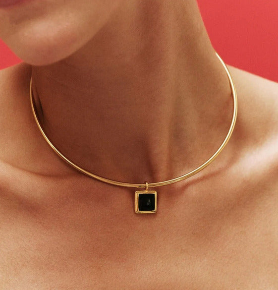 Solene Choker Charm Bundle Gold
