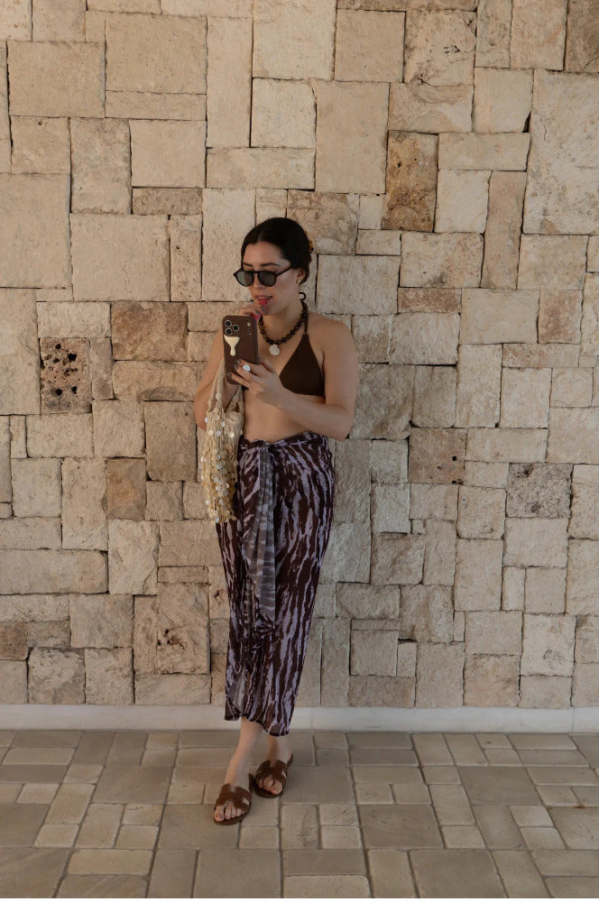 Pareo Akumal Mesh Cebra Aura