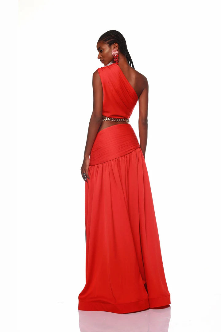 Jafari Flame One Shoulder Sleeveless